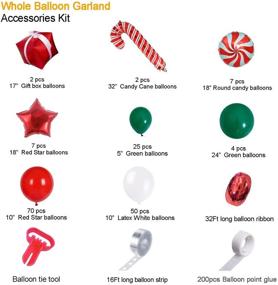 img 2 attached to Bonropin Christmas Balloon Balloons Decorations Event & Party Supplies for Children's Party Supplies