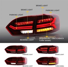 img 1 attached to YUANZHENG Volkswagen 2011 2014 Sequential YAB ST 0215AH Lights & Lighting Accessories