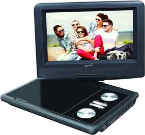 img 2 attached to 📺 SuperSonic SC-257 Portable DVD Player with 7-inch Swivel Display: Digital TV, USB and SD Inputs, and Long-lasting Lithium Ion Battery