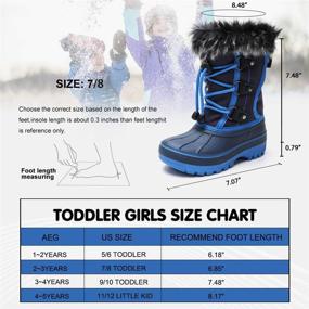 img 2 attached to Tombik Toddler Outdoor Insulated Waterproof Weather Boys' Shoes