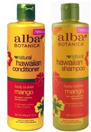 🥭 alba botanica natural hawaiian shampoo and conditioner, mango - 12-ounce bottle: nourishing hair care you deserve! logo