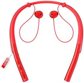 img 4 attached to Cycling Neckband Bluetooth Earphones Sweatproof