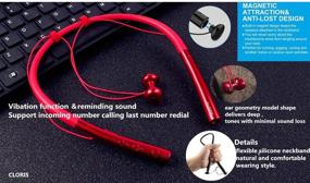 img 2 attached to Cycling Neckband Bluetooth Earphones Sweatproof