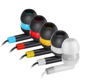 img 3 attached to 🎧 Wholesale Earphones - Keewonda 100 Pack Bulk Disposable Earbuds Headphones, Multi Colored, Ideal for School Classroom Students