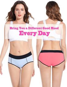 img 2 attached to 🩲 Molasus Women's Mid-High Underwear Coverage Underpants in Lingerie, Sleepwear & Lounge