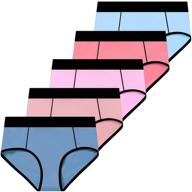 🩲 molasus women's mid-high underwear coverage underpants in lingerie, sleepwear & lounge logo