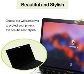 img 1 attached to Protect Your Visual Privacy with the Ultra Thin 🔒 Webcam Cover Slide for MacBook Pro, iMac, Laptop, PC, iPad Pro