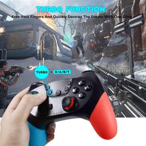 img 3 attached to 🎮 Zexrow Switch Wireless Pro Controller: Gamepad Joypad for Switch Console and PC with Gyro Axis and Dual Vibration Support