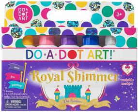 img 3 attached to Shimmer Washable Paint Markers - Do A Dot Art! 5-Pack, The Original Dot Marker