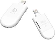 📱 adam elements iklips mireader c - mfi certified flash drive for iphone/ipad with lightning and type c female ports - expandable microsd storage up to 2tb - convenient transfer of gopro and drone footage on-the-go logo