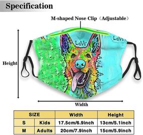 img 3 attached to Colorful Retriever Washable Bandanas Balaclava Women's Accessories and Scarves & Wraps