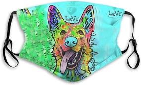 img 4 attached to Colorful Retriever Washable Bandanas Balaclava Women's Accessories and Scarves & Wraps