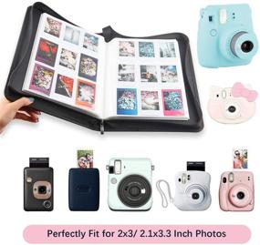 img 3 attached to 📷 540 Pocket Mini Photo Album Book for Fujifilm Instax Mini 11, 90, 70, 9, 8+, 8 LiPlay Instant Camera - Picture Album for Polaroid Snap, Snap Touch, PIC-300P, Z2300, SocialMatic Zip Instant Printer (Black)