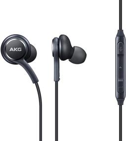 img 2 attached to AKG Designed OEM ElloGear Earbuds Stereo Headphones with 🎧 Microphone and Volume Buttons for Samsung Galaxy S10 S10e Plus (Grey)