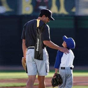 img 1 attached to ⚾️ Complete Batting Training Solution: BaseGoal Baseball Tee - Portable Tripod Stand with Carrying Bag for Softball and Baseball Practice