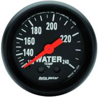 🌡️ auto meter z-series 2 1/16" mechanical water temperature gauge logo