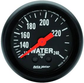 img 1 attached to 🌡️ Auto Meter Z-Series 2 1/16" Mechanical Water Temperature Gauge