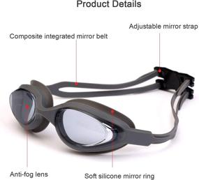 img 3 attached to YUELANG Anti Fog Protection Swimming Professional Sports & Fitness in Water Sports