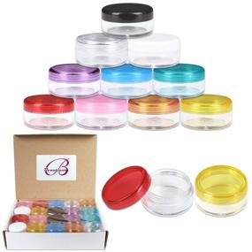 img 4 attached to 💄 MultiColor Cosmetic Samples Travel Accessories in Beauticom Containers for Travel Bottles & Containers