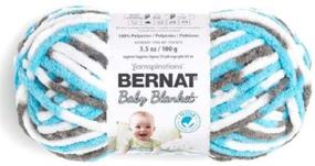 img 2 attached to 🧶 Sail Away 3-Pack Bernat Baby Blanket Yarn, 3.5 Oz, Gauge 6 Super Bulky