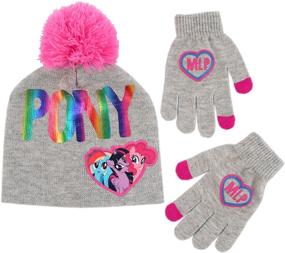 img 4 attached to Hasbro Girls Little Gloves Weather Girls' Accessories for Cold Weather