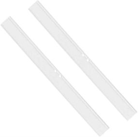 img 4 attached to YAHENLI 2-Pack 10 Inch Silicone Rubber Squeegee Blade Replacement