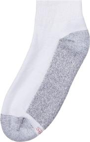 img 2 attached to Maximum Comfort and Coverage: Hanes Over Calf Socks in White