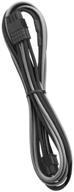 cablemod rt-series pro modflex sleeved 8-pin pci-e cable for asus and seasonic (black + silver logo