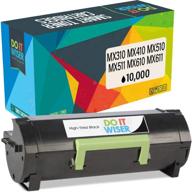 🖨️ do it wiser compatible toner cartridge replacement for lexmark 60f1h00 - prints up to 10,000 pages - compatible with lexmark mx series printers logo