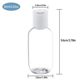 img 3 attached to Trendbox Plastic Refillable BPA Free Containers Travel Accessories