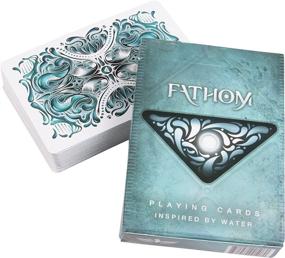 img 4 attached to Dive into Astonishing Entertainment with the Ellusionist Fathom Water Themed Playing Card Deck