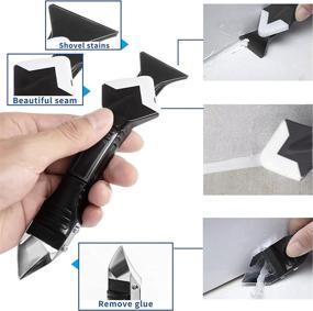 img 1 attached to Silicone Caulking Tools（Stainless Steelhead） Finishing Tapes, Adhesives & Sealants