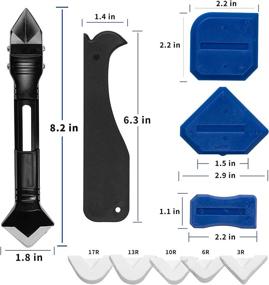 img 3 attached to Silicone Caulking Tools（Stainless Steelhead） Finishing Tapes, Adhesives & Sealants