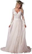 👰 timeless elegance: anna's bridal long sleeve wedding dresses for bride 2021 - exquisite lace, beach boho bridal gowns logo