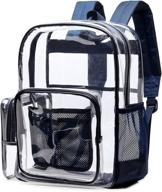 backpack cambond transparent backpacks see through backpacks logo