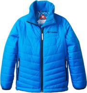 columbia mighty lite jacket - boys' clothing, size x large: top-notch warmth and durability logo