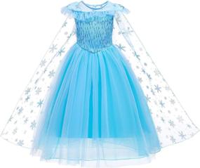 img 3 attached to Enchanting Princess Dresses for 👑 Birthdays and Halloween: Costumes Fit for Royalty