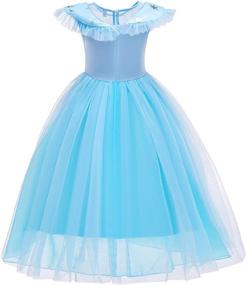 img 1 attached to Enchanting Princess Dresses for 👑 Birthdays and Halloween: Costumes Fit for Royalty