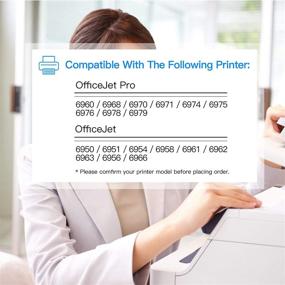 img 3 attached to 🖨️ LxTek Compatible Ink Cartridge: HP 902 XL 902XL Replacement for Officejet 6978 6954 6962 6968 6975 Printers (5 Pack)