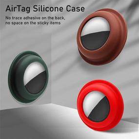 img 3 attached to LeChivée 4 Pack Silicone Case For AirTags Accessories & Supplies