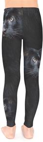 img 3 attached to 👧 PattyCandy Kids' Stretchy Fierce Tights - Trendy Girls' Clothing Leggings