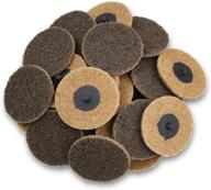 enhance your surface finishing with cospof 3-inch sanding discs - 25 pack coarse quick change discs for die grinder (brown-coarse) logo