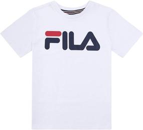 img 4 attached to Fila Classic Short Sleeve Shirt Boys' Clothing and Active