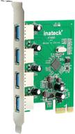 🔌 inateck pcie to usb 3.0 expansion card - high-speed desktop adapter for windows xp/7/8/10 - 4 ports, no extra power required logo