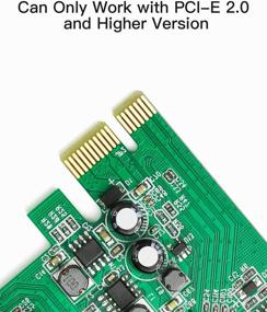 img 3 attached to 🔌 Inateck PCIe to USB 3.0 Expansion Card - High-Speed Desktop Adapter for Windows XP/7/8/10 - 4 Ports, No Extra Power Required
