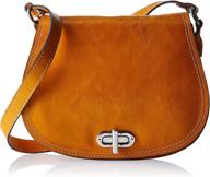 floto womens italian calfskin leather women's handbags & wallets logo