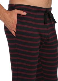 img 1 attached to 👖 Ultimate Comfort: Men's Waffle Thermal Lounge Pants for Stylish Sleep and Lounge