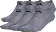 adidas men's athletic comfortable no show socks (6-pack) логотип