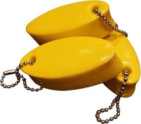 img 3 attached to 🔑 Vibrant Yellow Floating Keychain: Durable and Coated for Added Protection