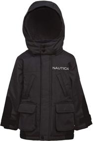 img 4 attached to Одежда Nautica Midship Snorkle со штормовыми манжетами для мальчиков 👦 - идеальная защитная одежда для молодых искателей приключений